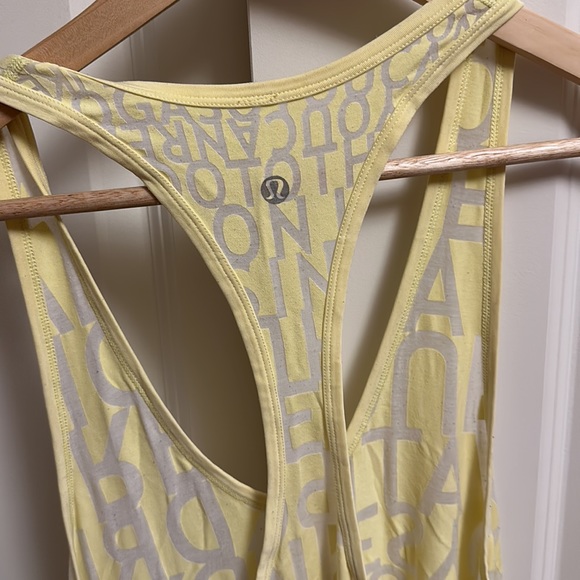 Lululemon Tank Yellow Size 8 - Picture 4 of 4